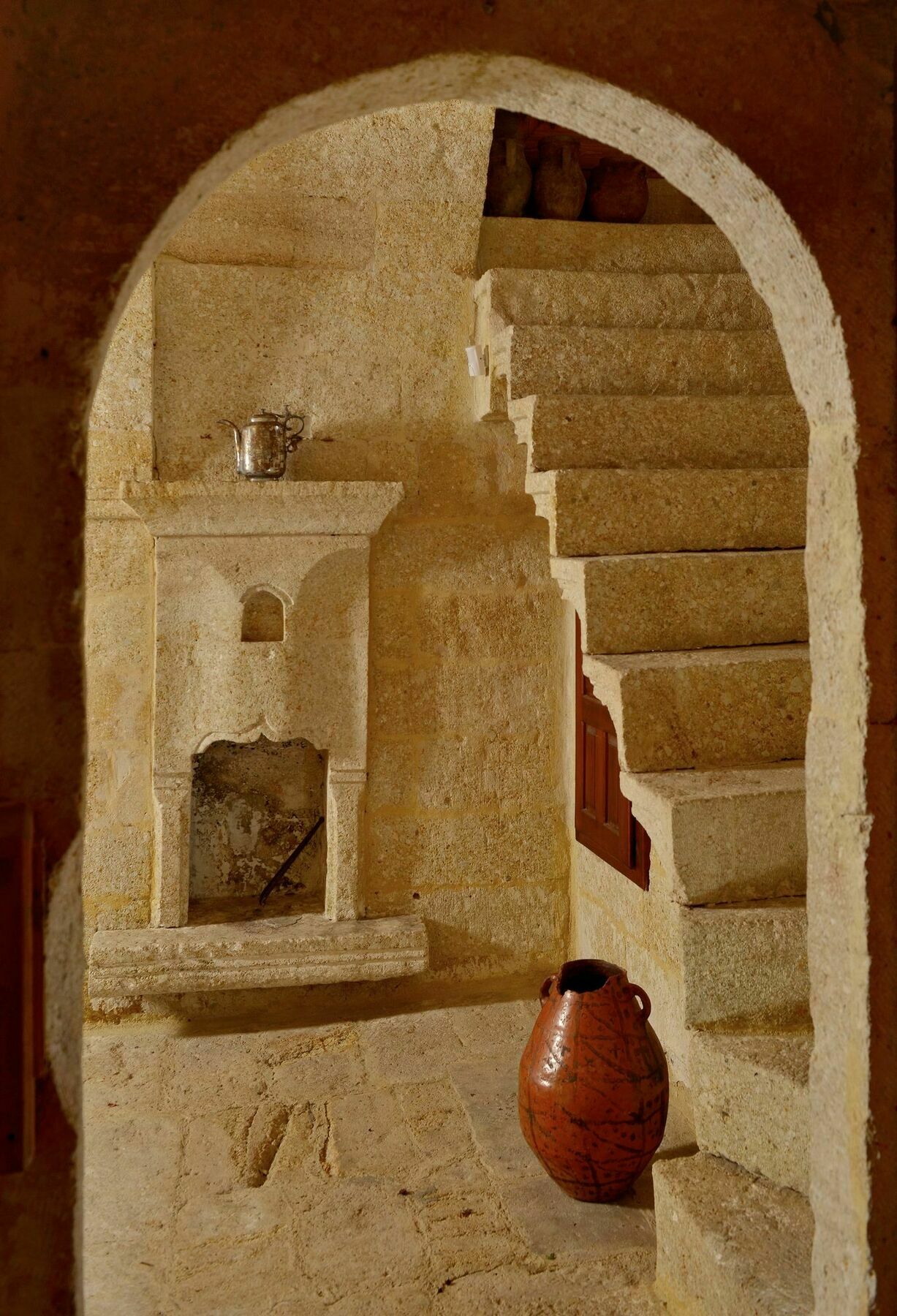 Esbelli Evi Cave Houses 어굽 외부 사진